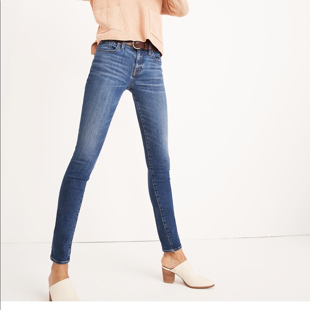 Madewell Tall 8’ Skinny jeans in Ames Wash